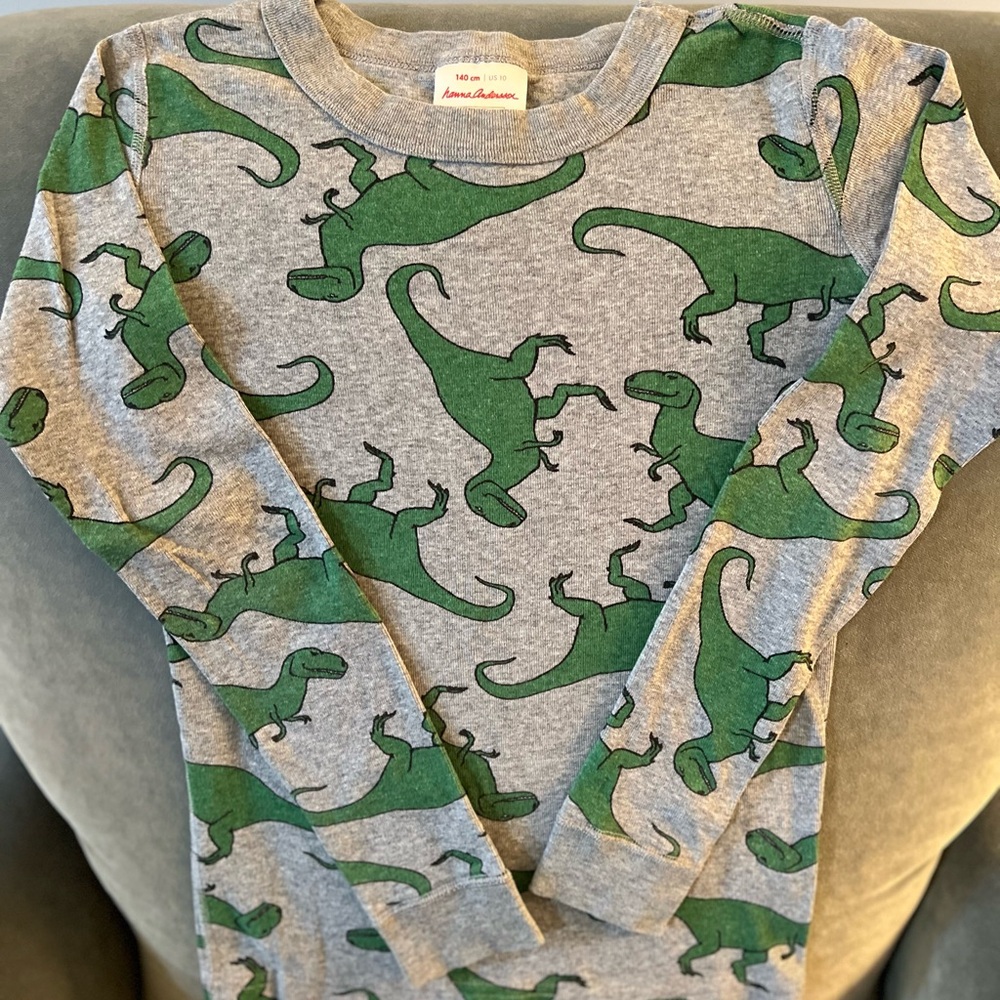 Dinosaur Print Pajama Set - Picture 2 of 4